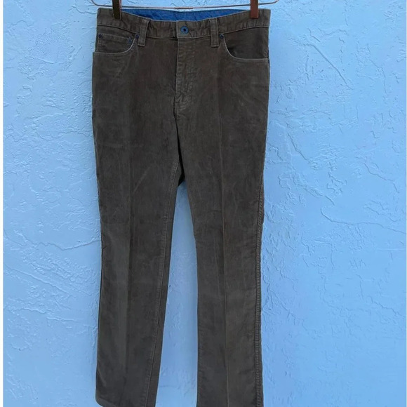 LL Bean Mens Standard Fit Vintage Style Corduroy Pants Brown Sz Medium - Picture 12 of 12